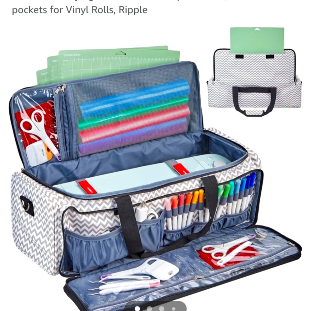 Homest carrying case for multipe Scrapbooking and so much more Cricuts NIB